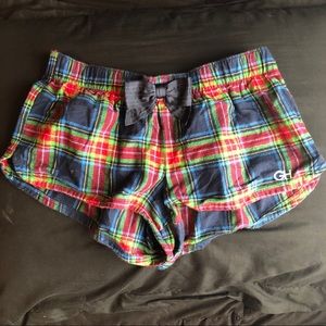 Gilly Hicks Plaid Pajama Shorts